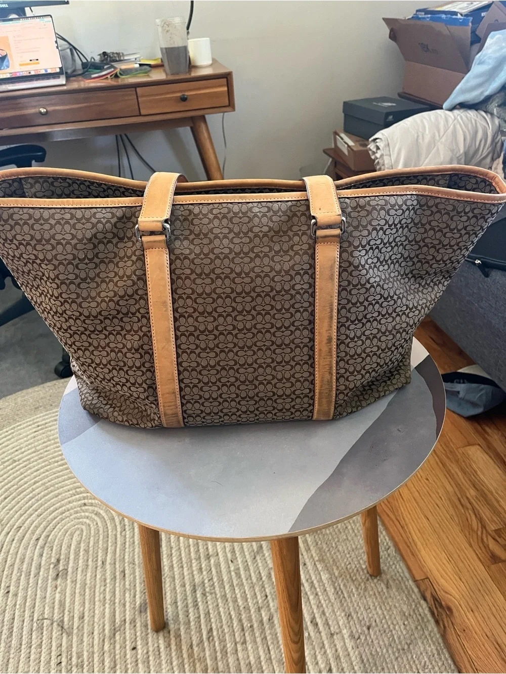 Authentic Coach vintage y2k xl tote